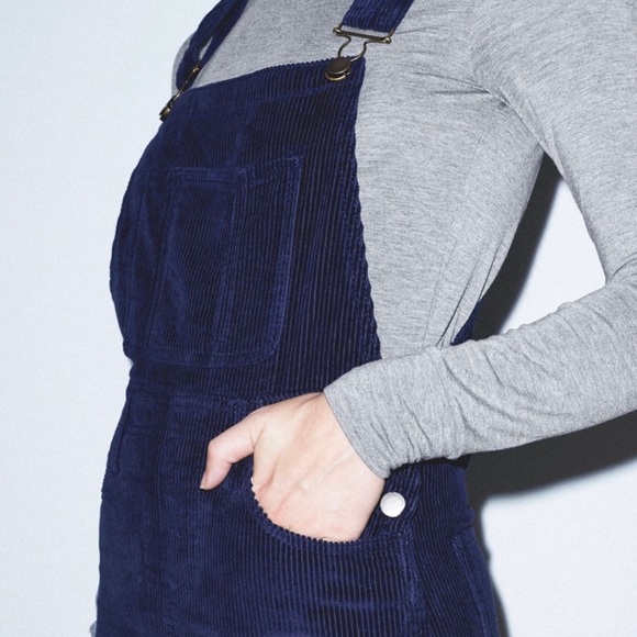 American Apparel Corduroy Overall Dress - Picture 2 of 7